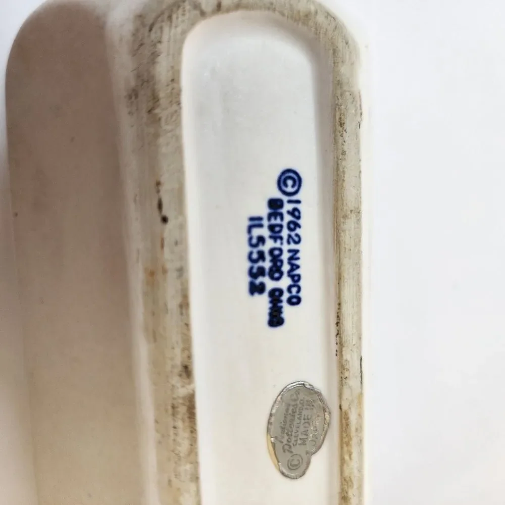 Vintage 1962 Napco Baby Bottle Ceramic Vase Planter